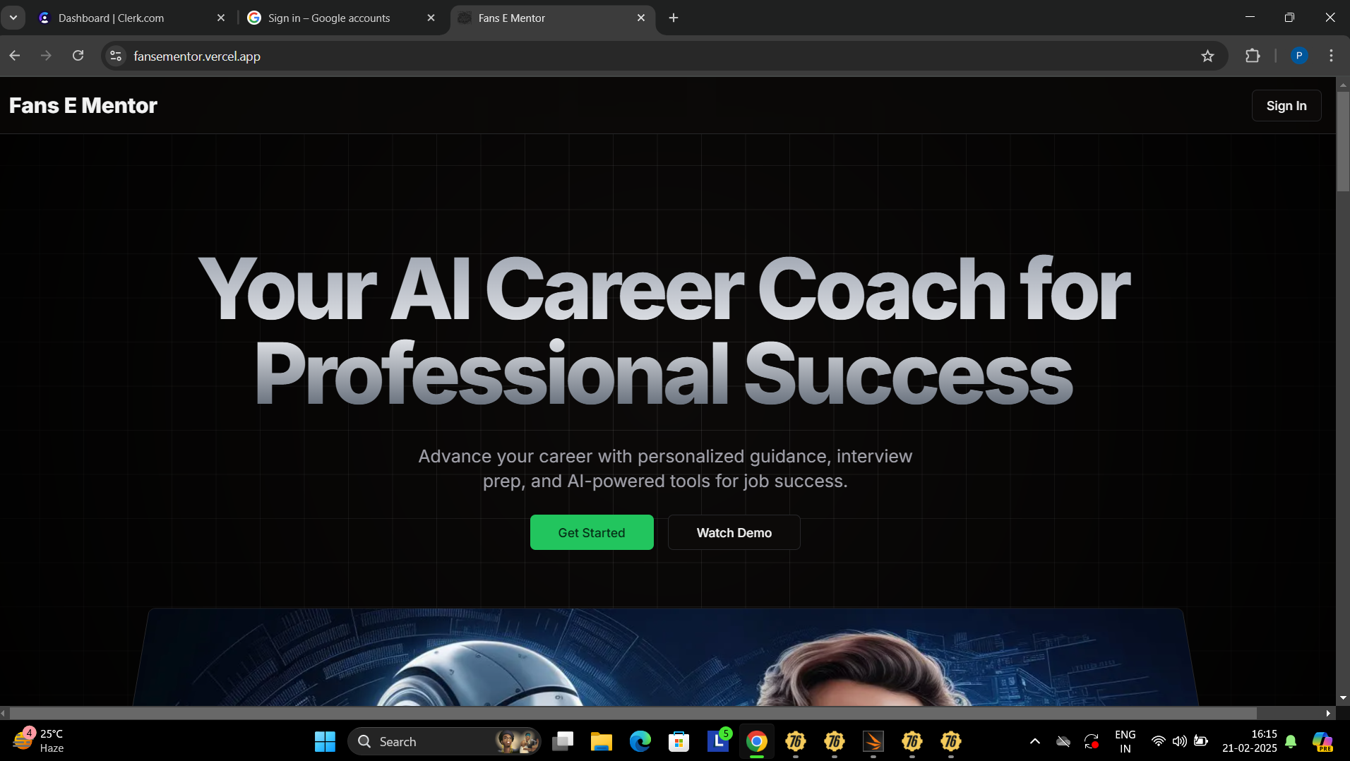 Professional AI Mentor (FanseMentor)